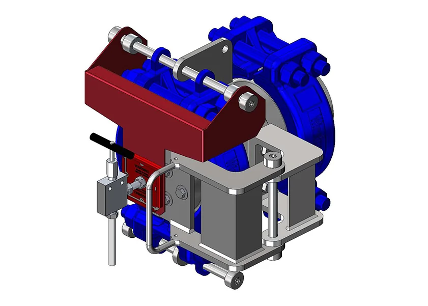 Fechamento rápido four-bolt ClampTec