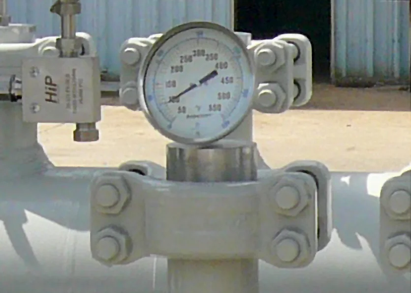 Thermowell LTS Energy com termômetro montado em conexão clamp