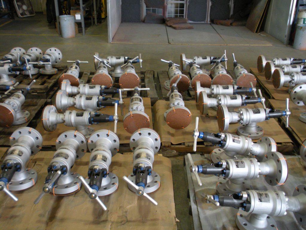 Chokes N-Line em produção, prontos para expedição